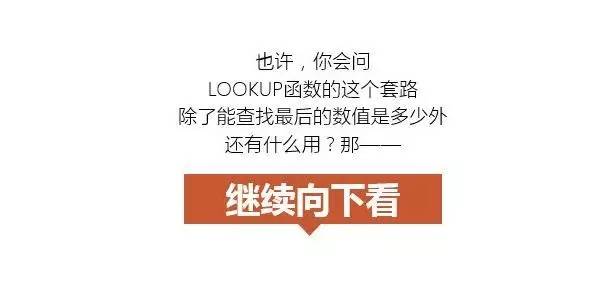 excelLOOKUP函數用法LOOKUP函數入門