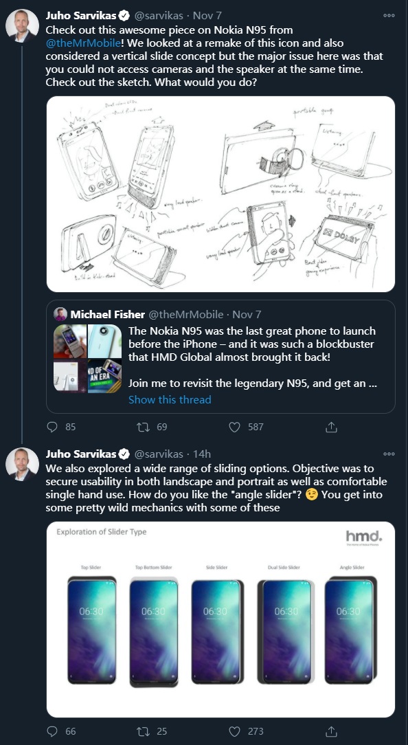 HMD CPO 放出新的滑蓋機型設計，致敬諾基亞 N95