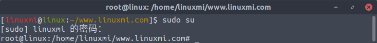 Linux命令su、sudo、sudo su、sudo -i使用和區別