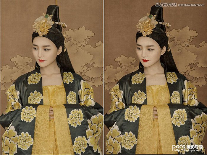 PS制作人像照片中國風工筆畫效果