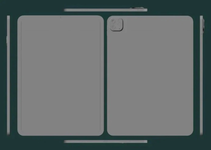 蘋果新款 iPad Pro 11 英寸 CAD 設計圖片曝光：厚度不變，長度和寬度稍微減少