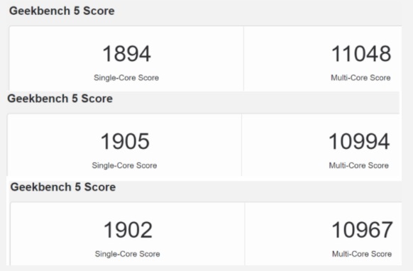英特爾 i9-11900K 突破 1900 分,創 Geekbench 單核測試新紀錄