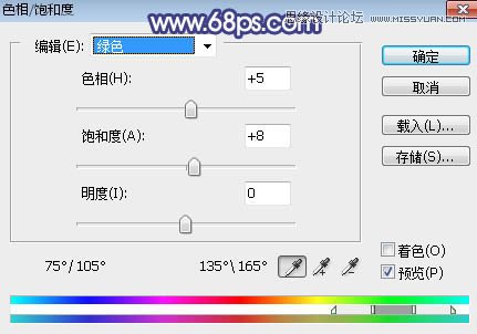 ps調出草地清純女孩藍色藝術效果