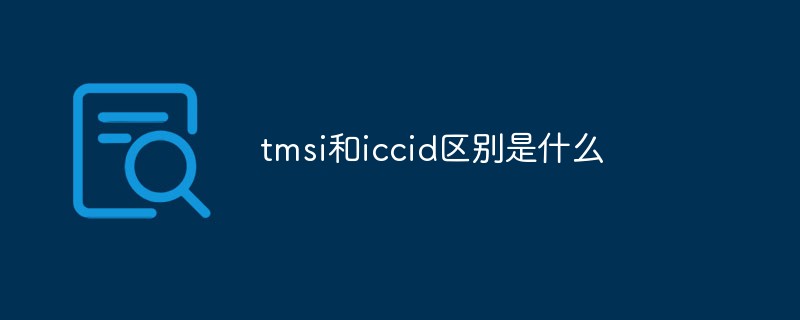 tmsi和iccid區別是什么