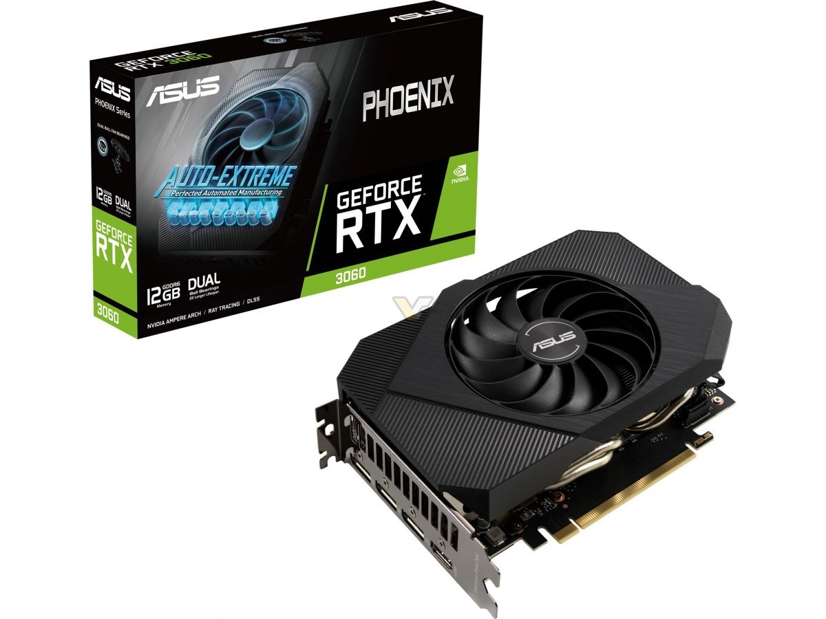 華碩發布單風扇版 RTX 3060 顯卡，長度僅 17.7cm