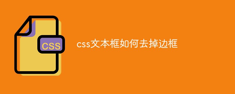 css文本框如何去掉邊框