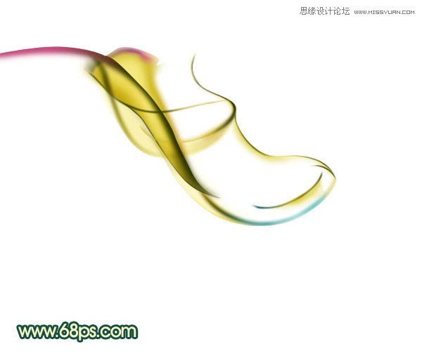 PS設計漂亮的炫彩藝術煙霧效果