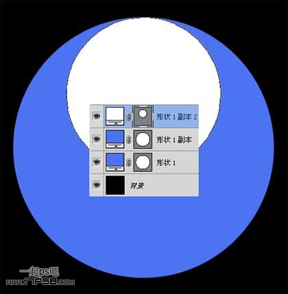 PS金屬質感的圓形網頁按鈕