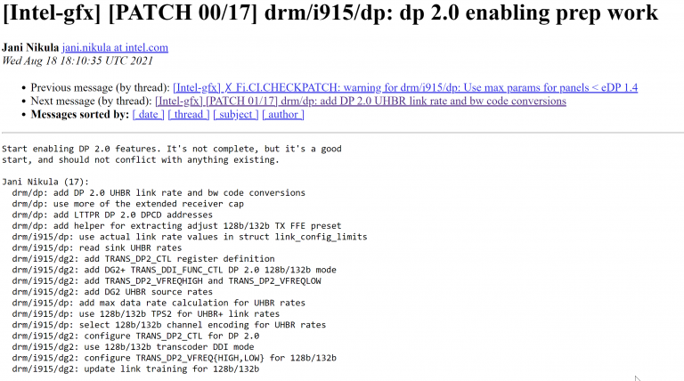 英特爾銳炫 Arc DG2 獨顯確認支持 DP2.0 視頻接口