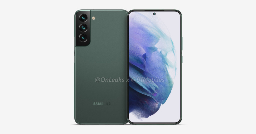 三星 Galaxy S22+ 渲染圖亮相：屏占比更高，圓角更大