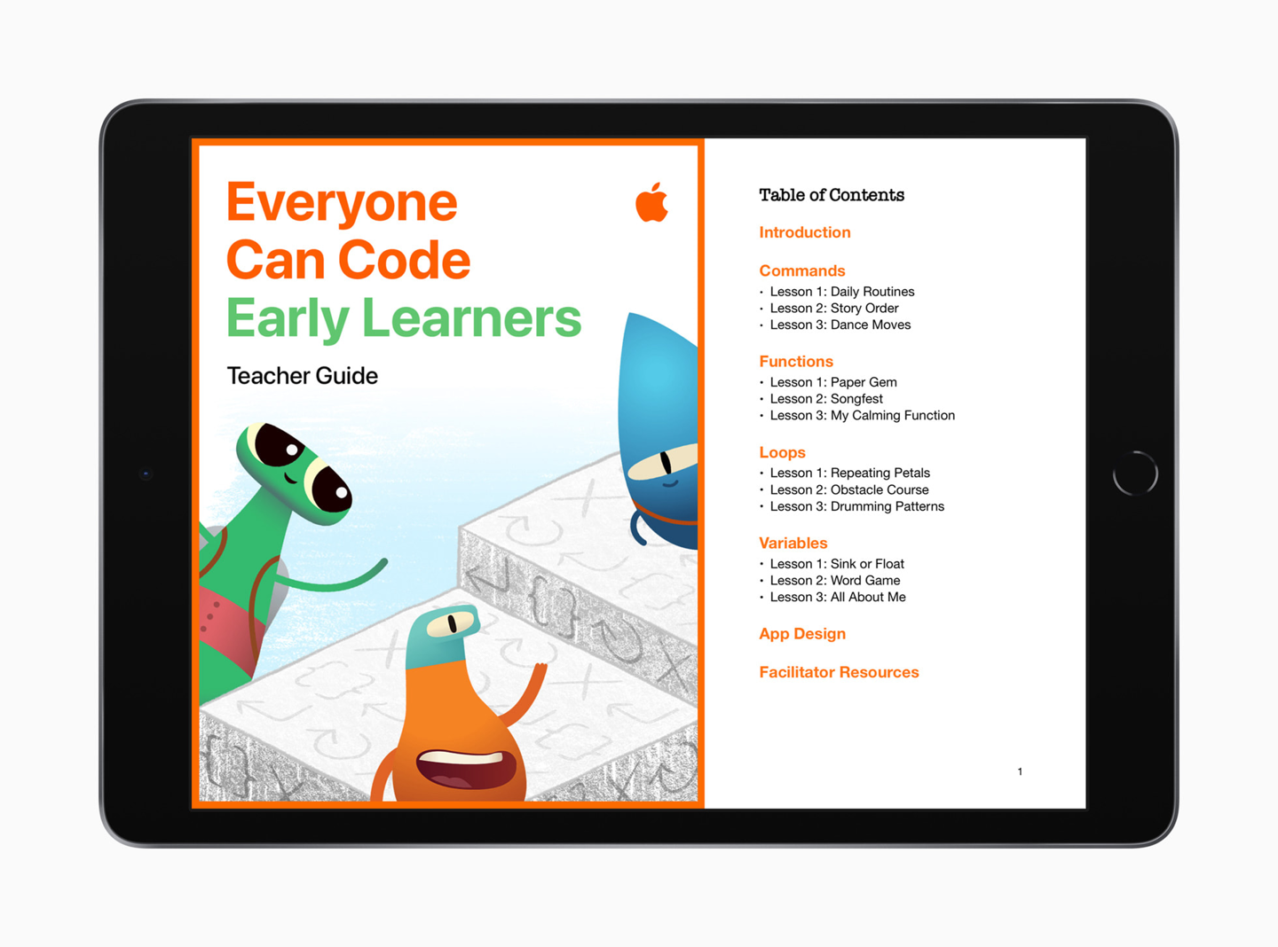 蘋果宣布為小學生推出全新編程指南,課業 App 支持下課反饋單功能