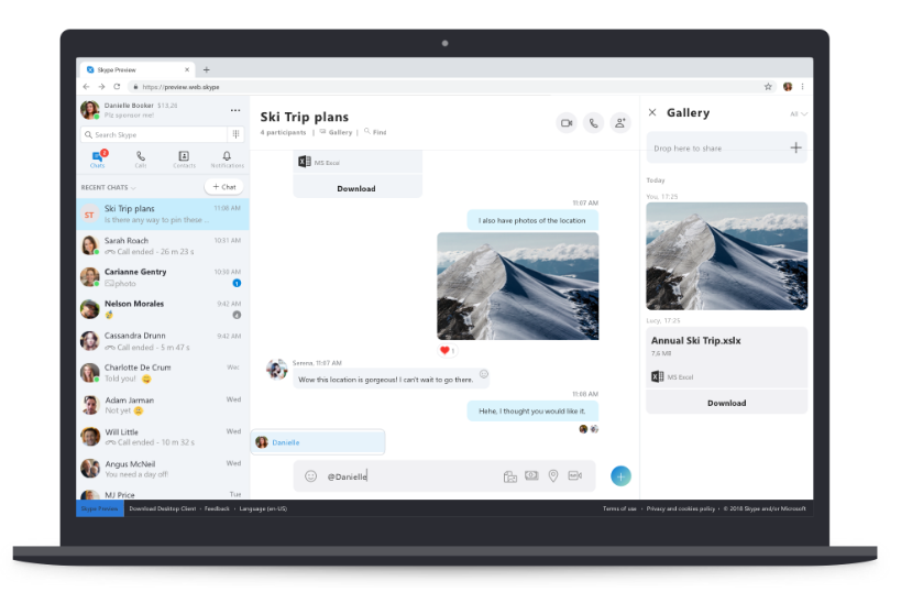 微軟 Skype Web 版更新,支持火狐 Firefox 等所有現代瀏覽器