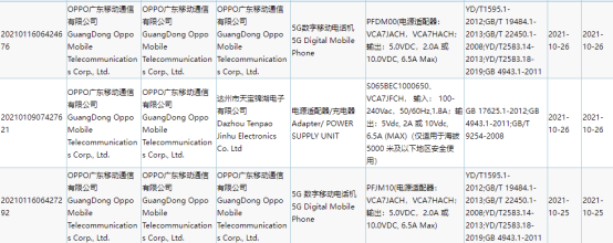 OPPO Reno7/Pro即將發(fā)布 已通過國家3C認證