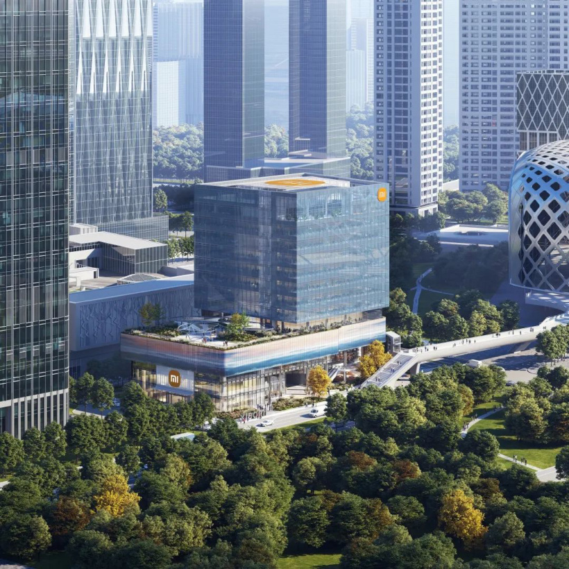 小米集團深圳國際總部設計揭曉:酷炫“小米魔方”,360 度建筑環繞 LED 屏