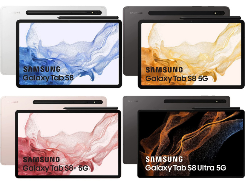 三星 Galaxy Tab S8 系列偷跑：3 種尺寸，S8 Ultra 預計價格破萬