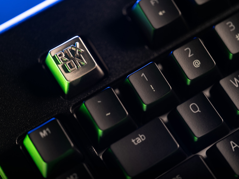 英偉達發布“RTX On”限量版鍵帽,將通過社交媒體送出