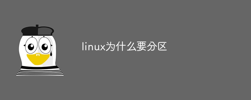 linux為什么要分區