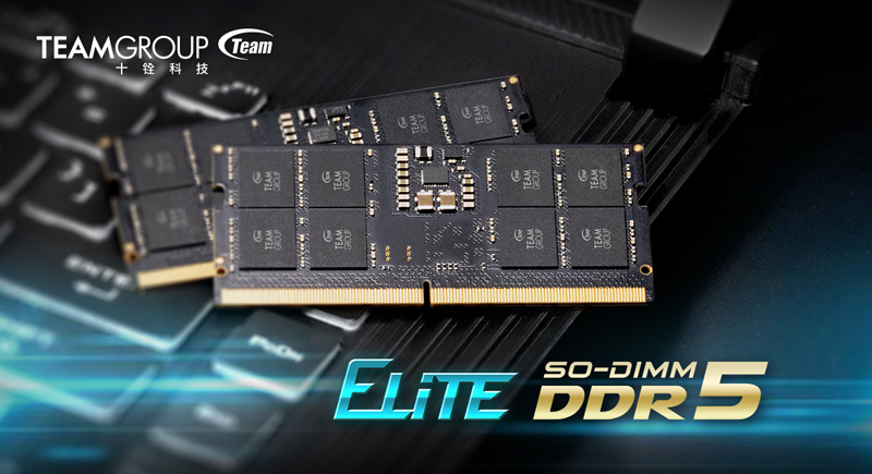 十銓發布 ELITE 系列 DDR5-4800 筆記本內存，可選 8-32GB