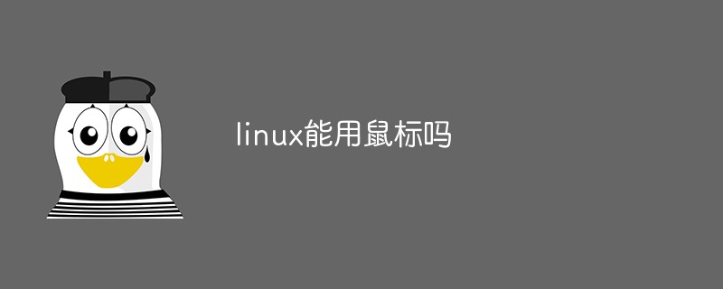 linux能用鼠標嗎