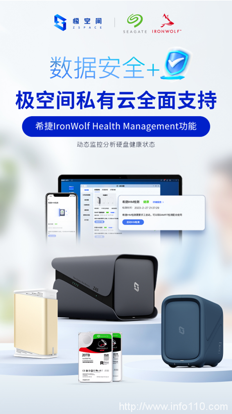 極空間搭配希捷酷狼健康管理,實現存儲自由!